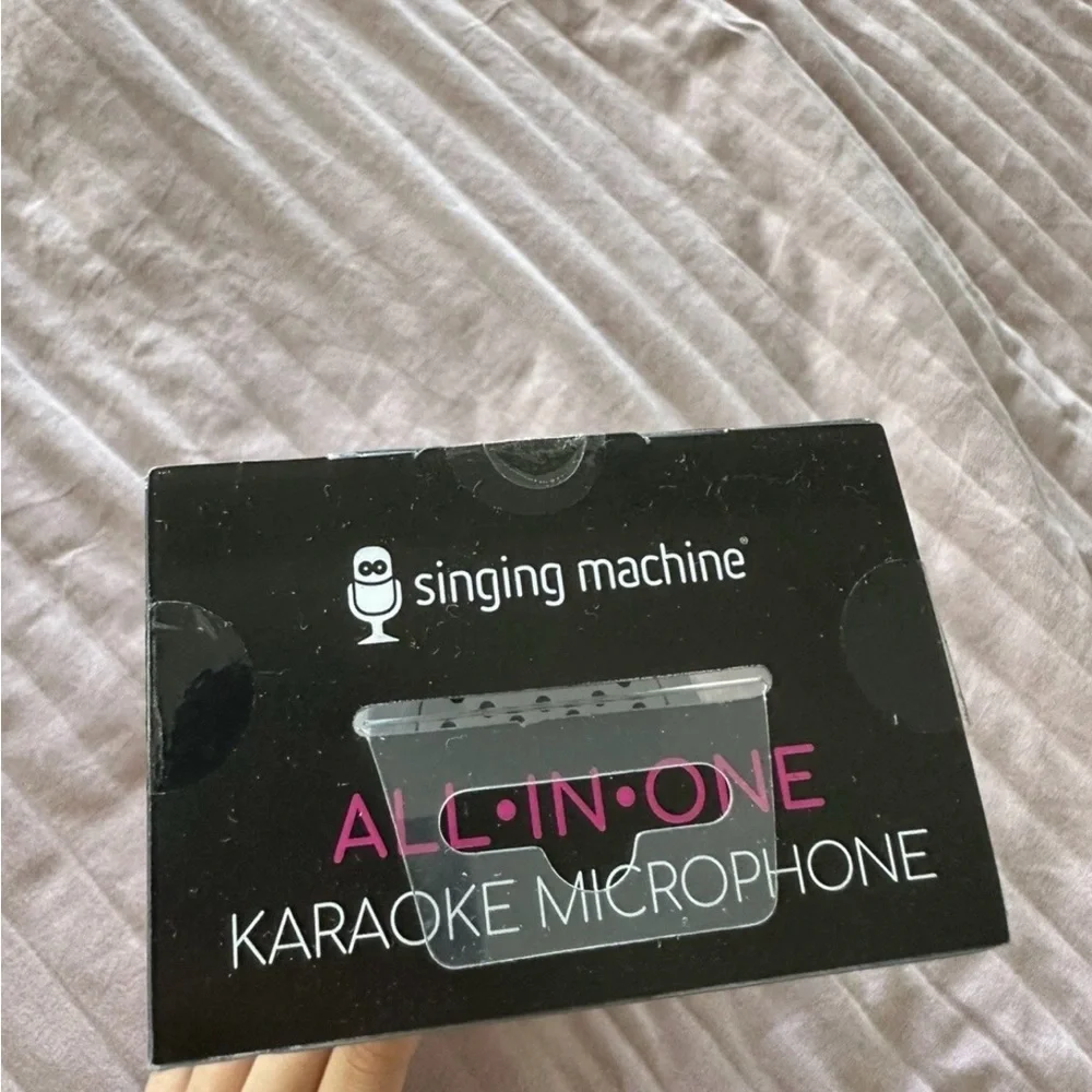 Party Machine by Singing Machine Karaoke Portable Bluetooth Speaker Microphone